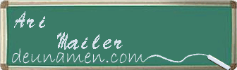 Ari Mailer Visitenkarte